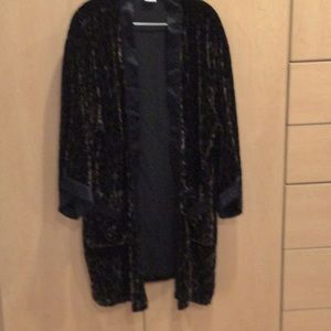 Animal skin velvet robe for man  or women